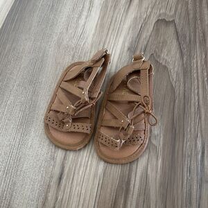 PLACE Infant Girl Brown Shoes Size 6-12M